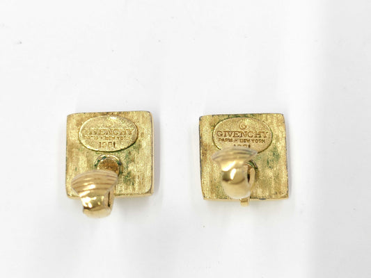 GIVENCHY Givenchy Logo Square Earrings
