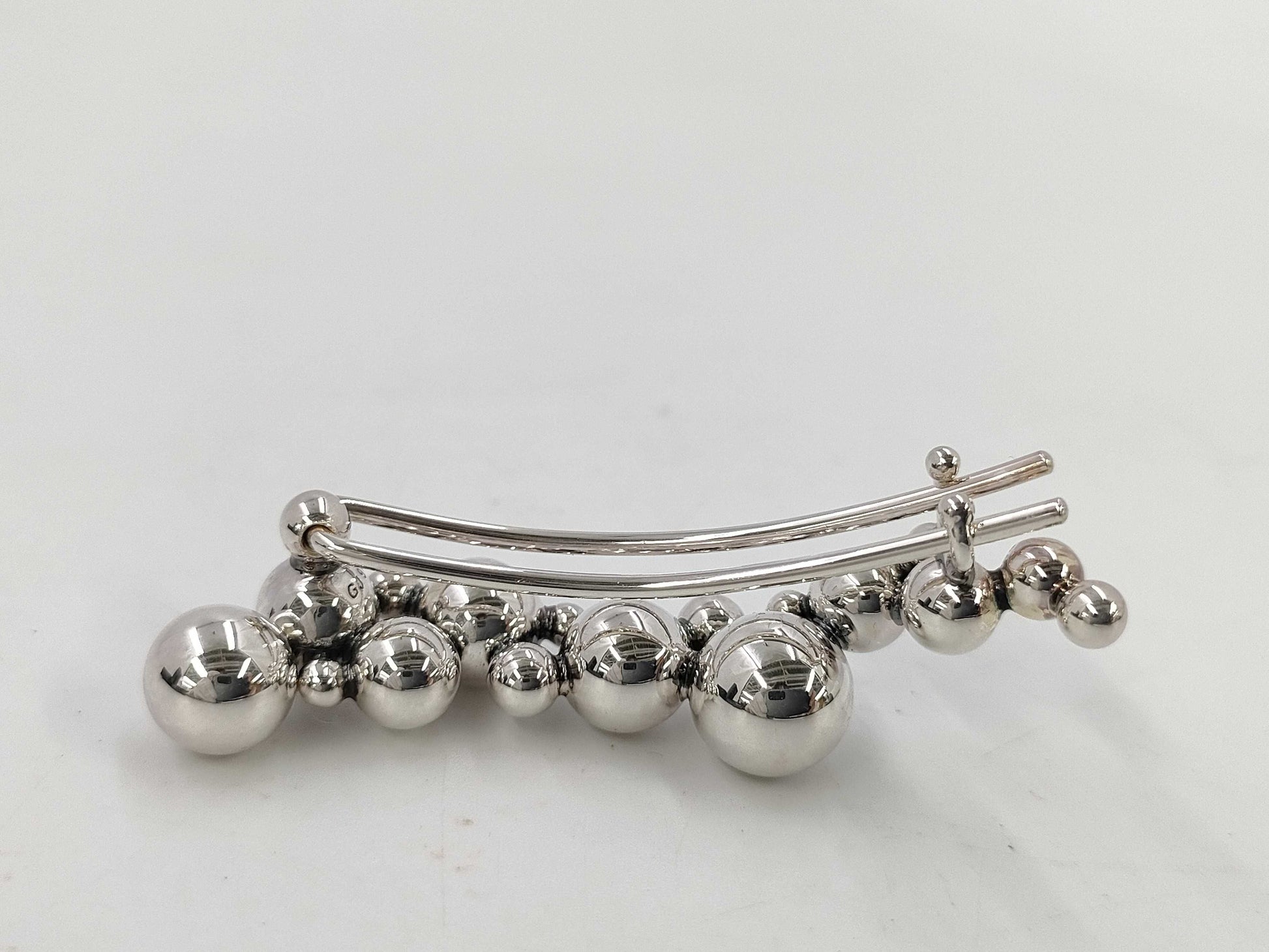 George Jensen Unused 925 Moonlight Grape Hair Clip Accessories: Box Case Storage Bag Certificate Hair Accessories