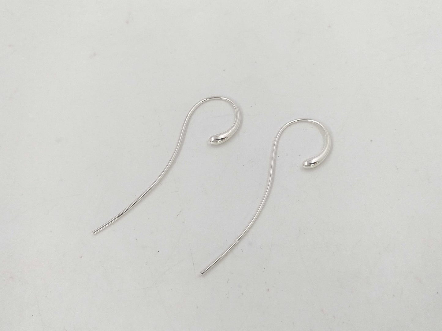 George Jensen Unused Long 925 Earrings Accessories: Box Case Certificate Earrings