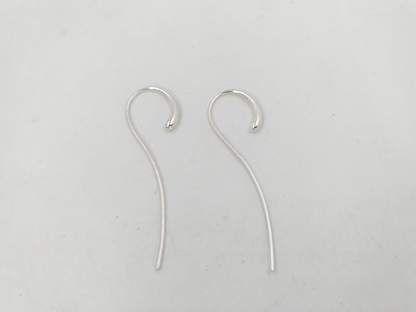 George Jensen Unused Long 925 Earrings Accessories: Box Case Certificate Earrings