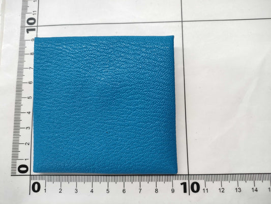 HERMES Bastia Chevre Y-Engraved Accessories: Box Coin Case