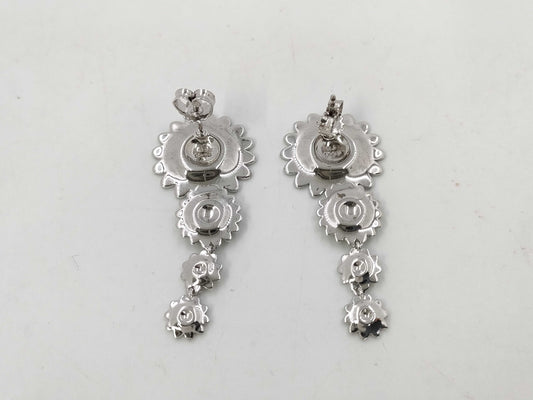 George Jensen Daisy Flower 925 Earrings Accessories: Box Certificate Earrings