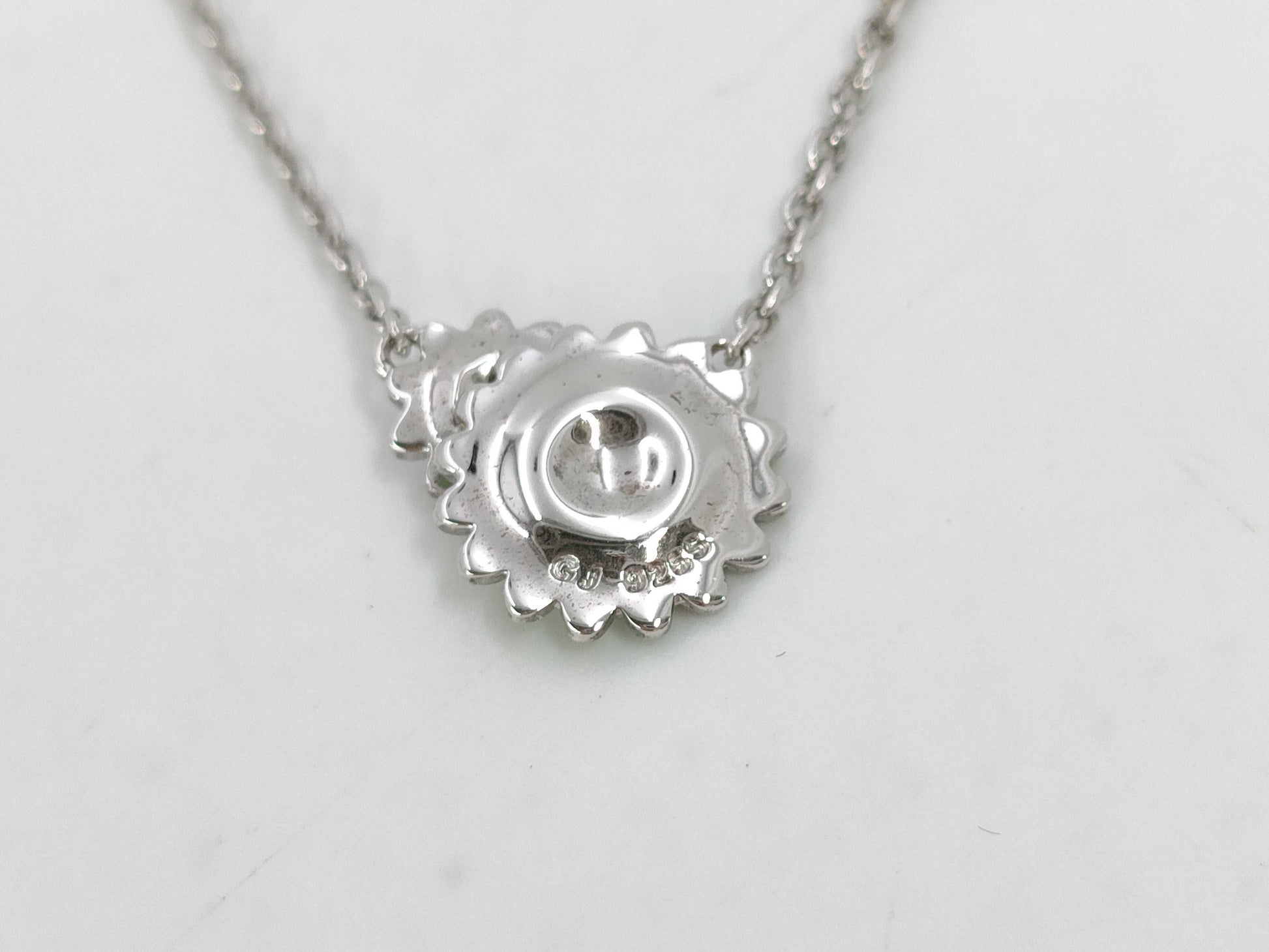 George Jensen Daisy Flower 925 Necklace Accessories: Box Certificate Necklace