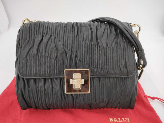 BALLY Leather Chain Shoulder Bag Accessories: Storage Bag Shoulder Bag