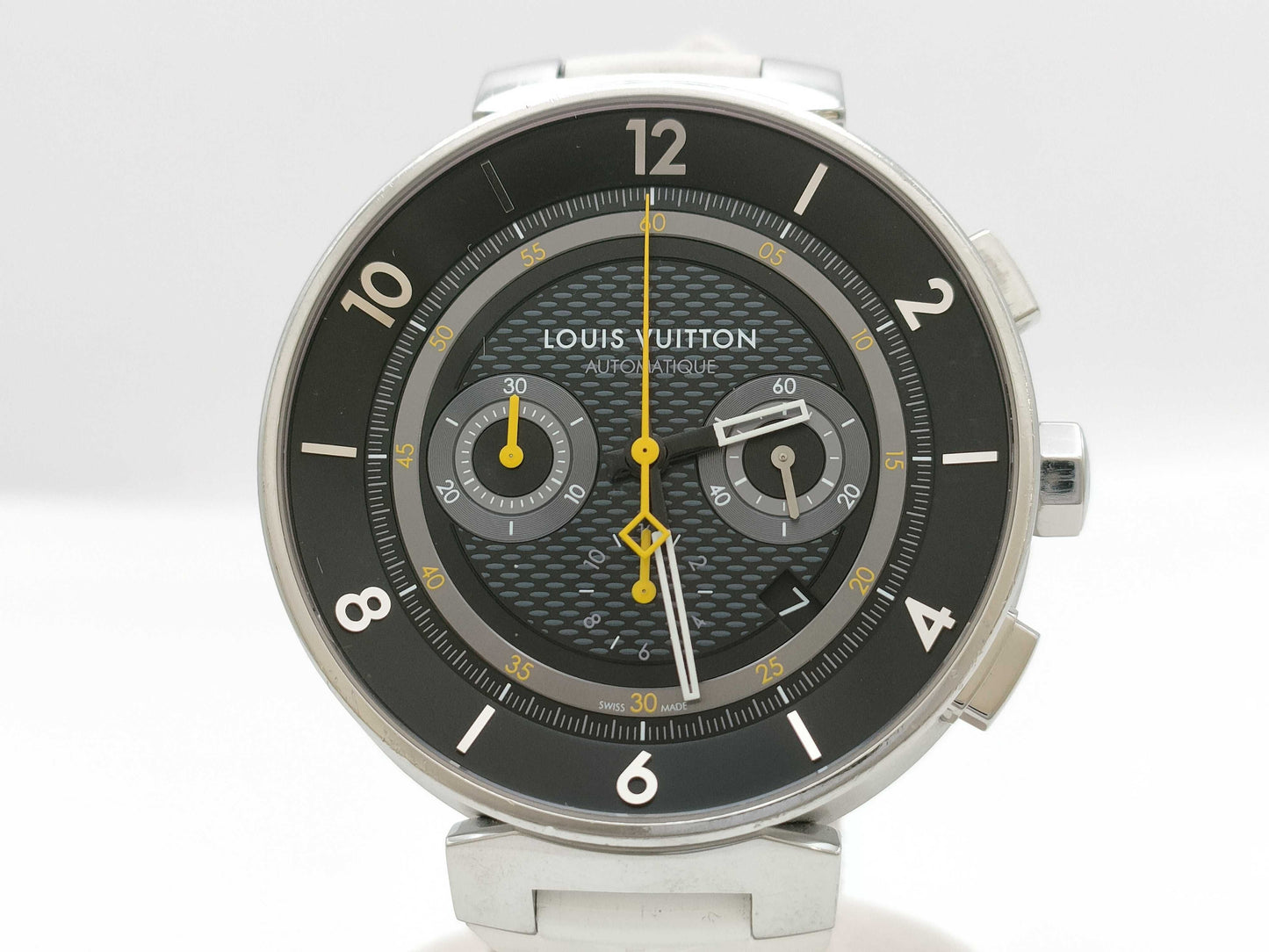 LOUIS VUITTON Tambour Q8D40Z TL2006 Automatic Black Dial Men's Watch