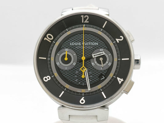 LOUIS VUITTON Tambour Q8D40Z TL2006 Automatic Black Dial Men's Watch