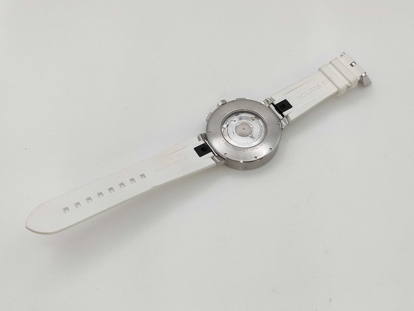 LOUIS VUITTON Tambour Q8D40Z TL2006 Automatic Black Dial Men's Watch