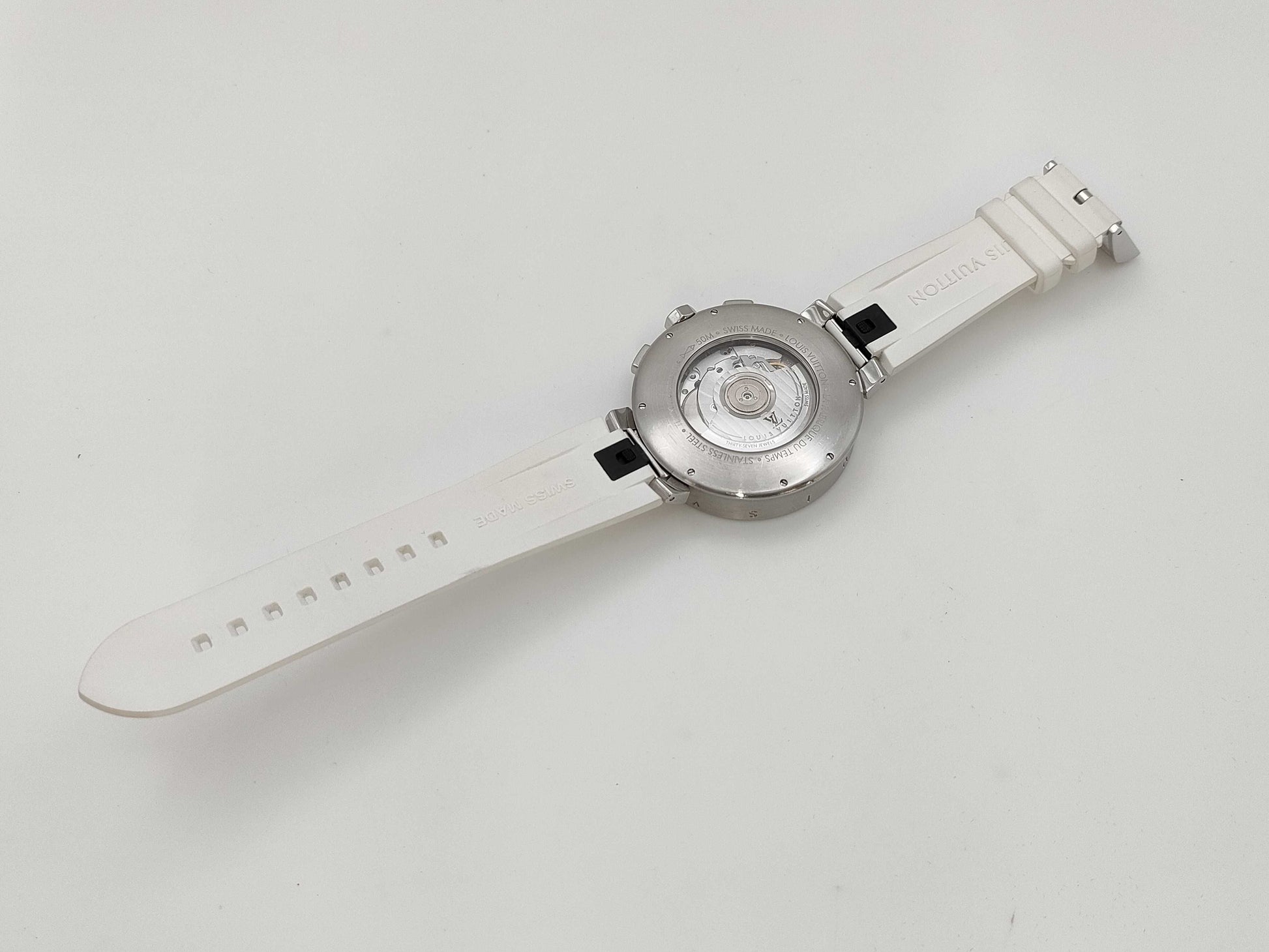 LOUIS VUITTON Tambour Q8D40Z TL2006 Automatic Black Dial Men's Watch