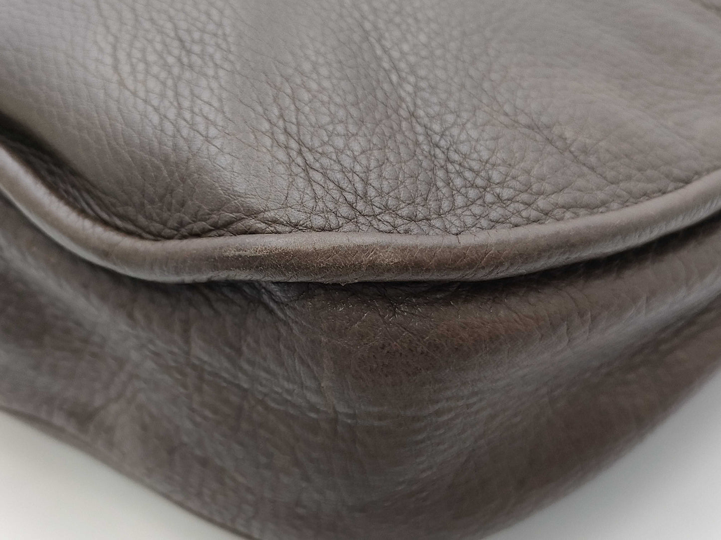 LOEWE Heritage Shoulder Bag Leather Brown Shoulder Bag