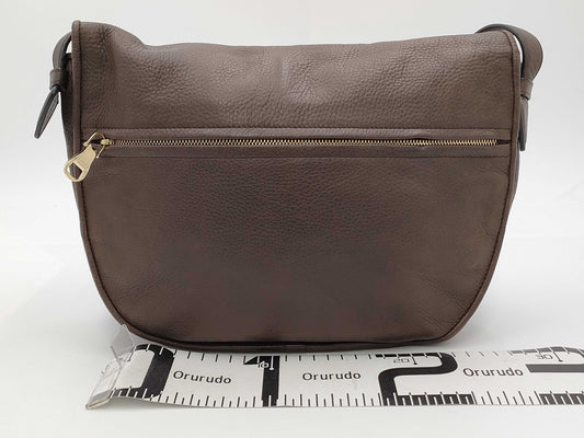 LOEWE Heritage Shoulder Bag Leather Brown Shoulder Bag