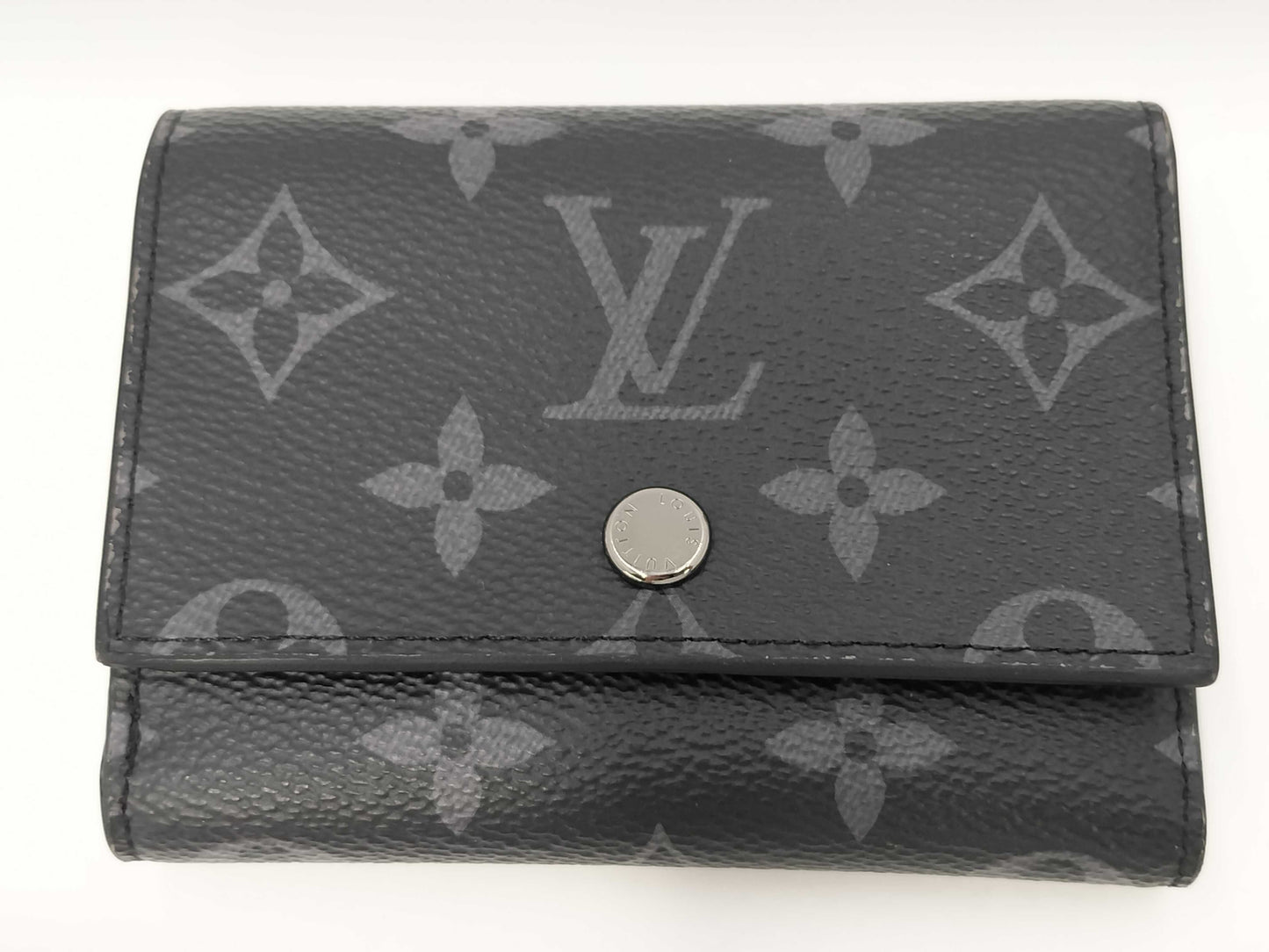 LOUIS VUITTON Louis Vuitton Monogram Eclipse Victor Wallet M12598 RFID Initial Wallet