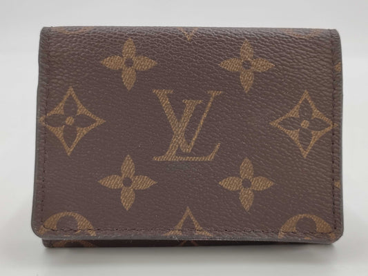 LOUIS VUITTON Monogram Envelope Cult de Visit Card Case, Pass Case, Business Card Holder