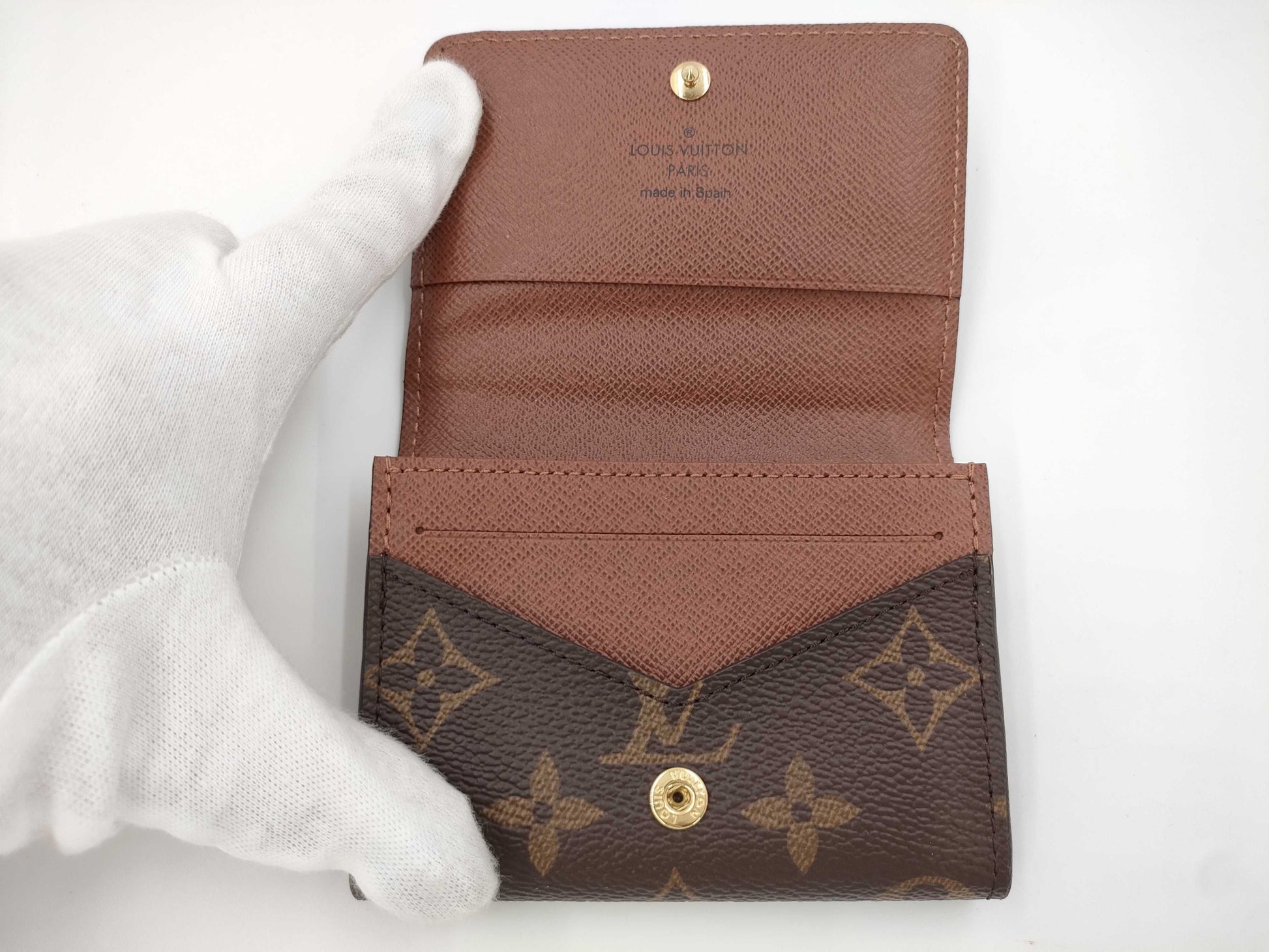 LOUIS VUITTON Monogram Envelope Cult de Visit Card Case, Pass Case, Business Card Holder