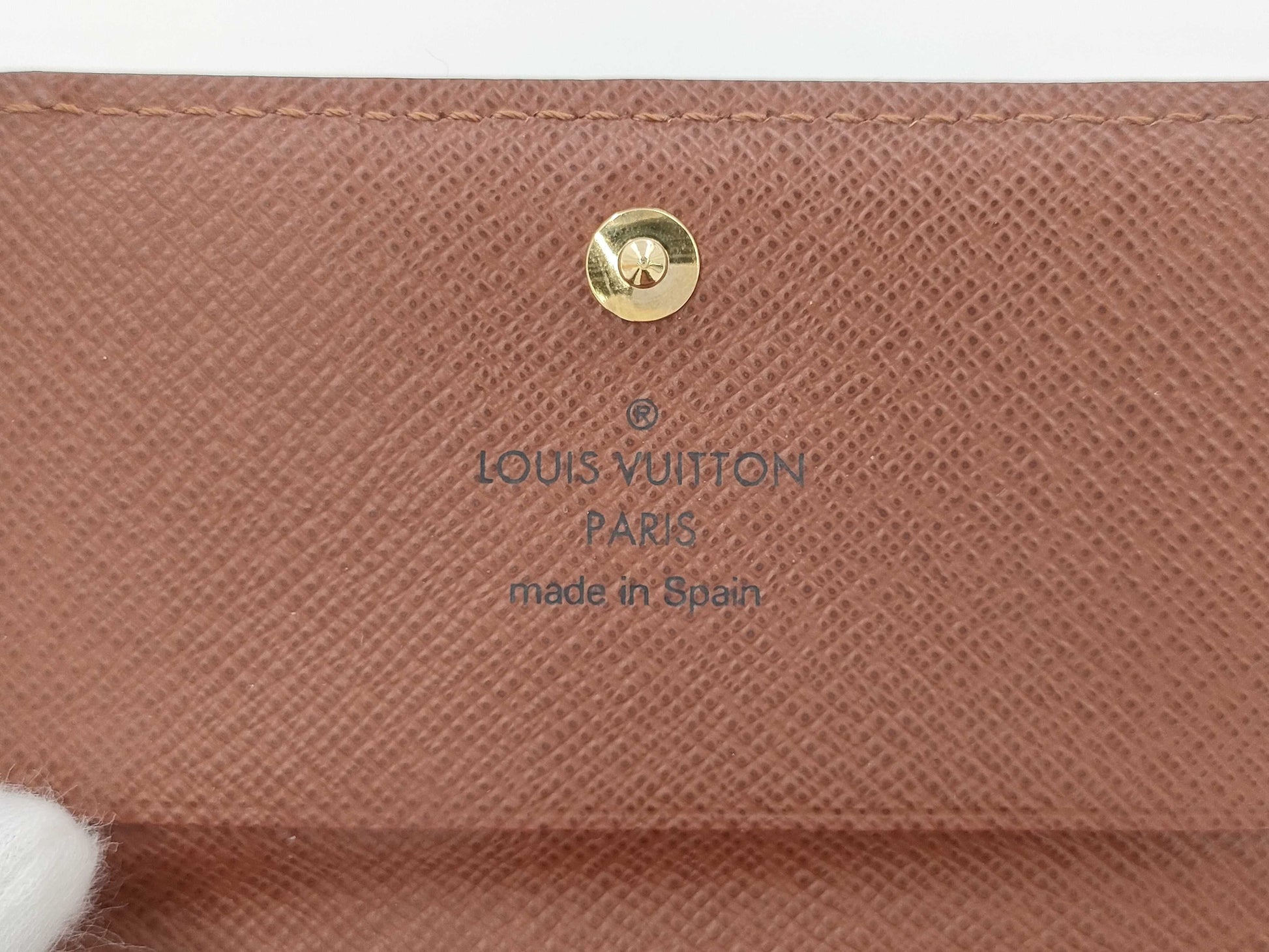 LOUIS VUITTON Monogram Envelope Cult de Visit Card Case, Pass Case, Business Card Holder