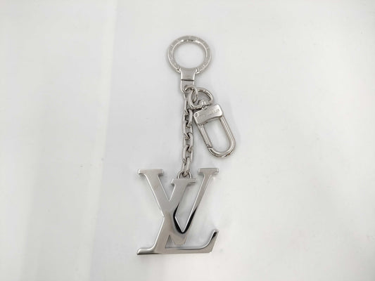 LOUIS VUITTON Porte Cle Initial Argent Keyring Keycase Keychain