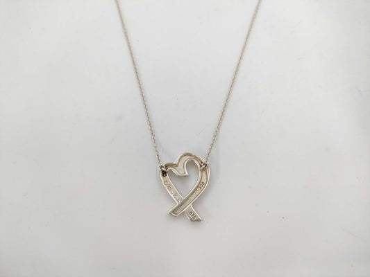 Tiffany&Co. Tiffany Rubbing Heart Necklace Accessories: Box Necklace