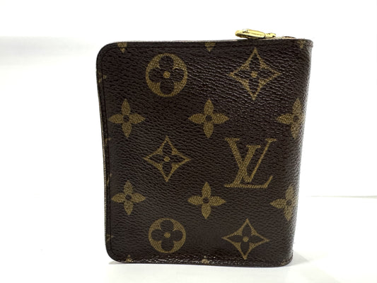 LOUIS VUITTON Monogram Compact Zip Wallet