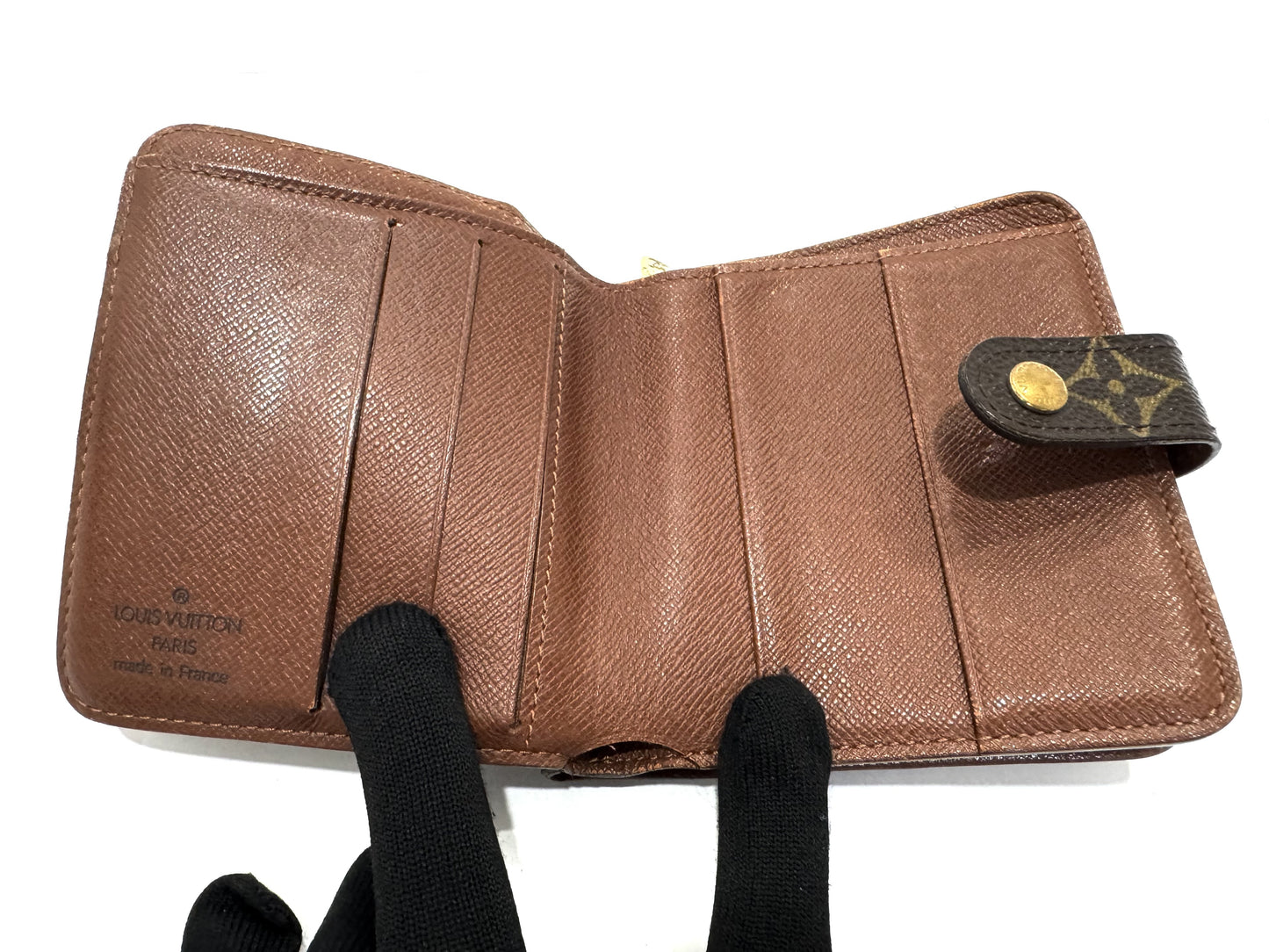 LOUIS VUITTON Monogram Compact Zip Wallet