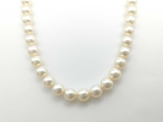 Pearl diameter approx. 8.0-8.6mm SV 42.4g Necklace