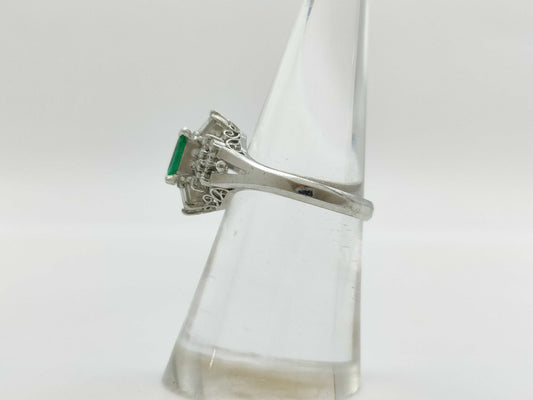 E0.347/D0.168/0.128ct PT900 5.1g Ring
