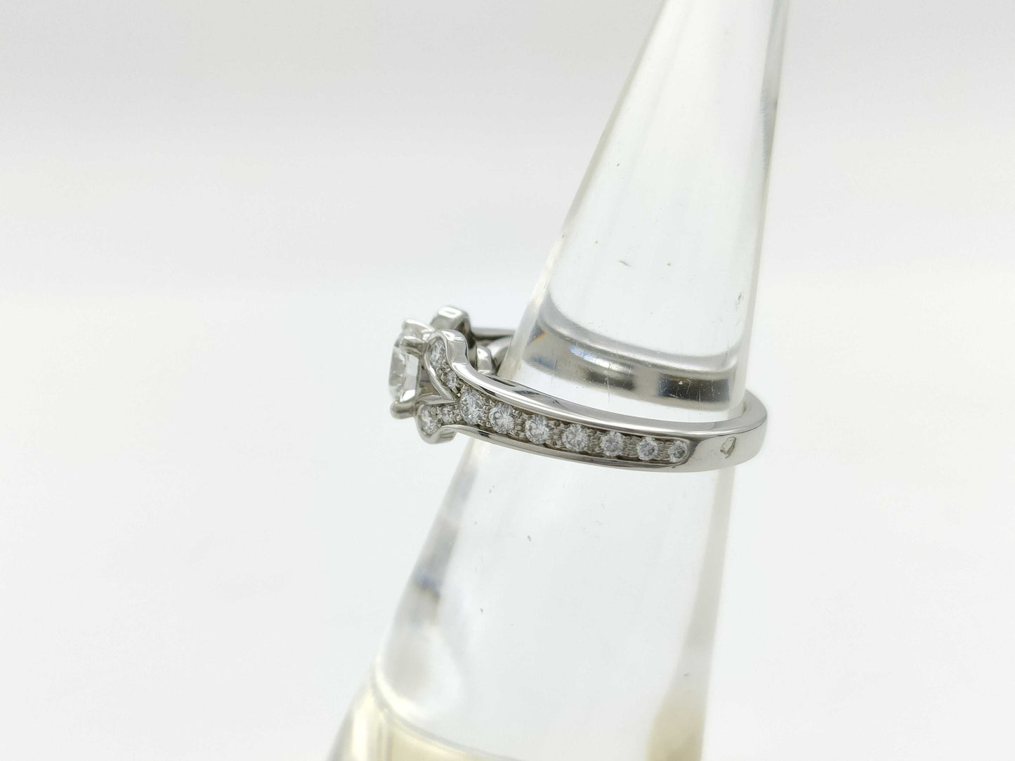 Cartier Ballerina D0.51ct #47 PT950 5.3g Ring