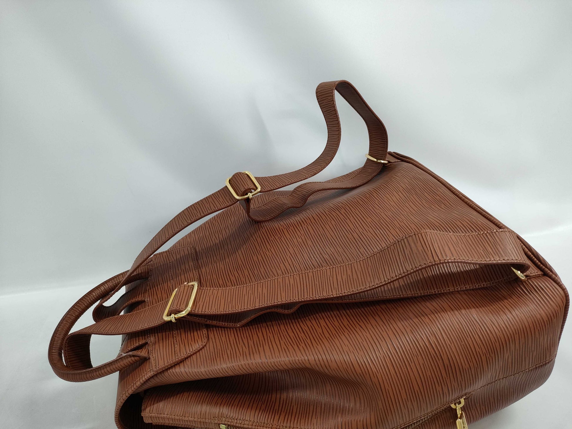 FENDI Leather Backpack Brown