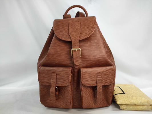 FENDI Leather Backpack Brown
