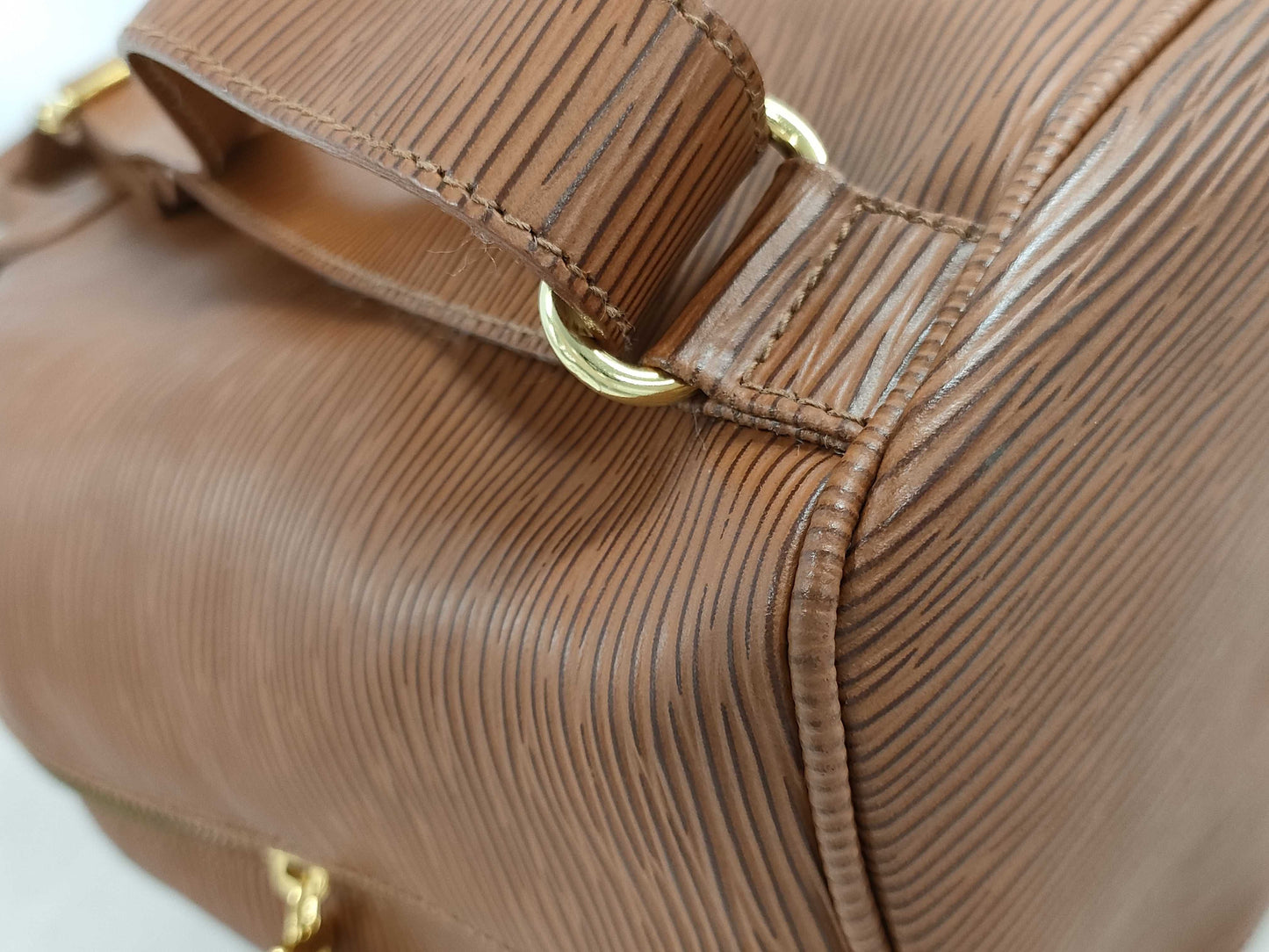 FENDI Leather Backpack Brown