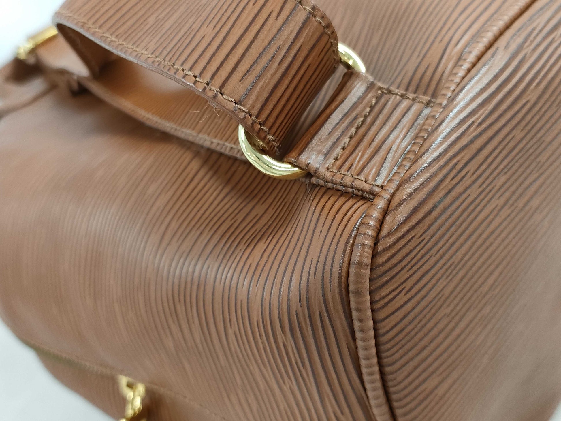 FENDI Leather Backpack Brown