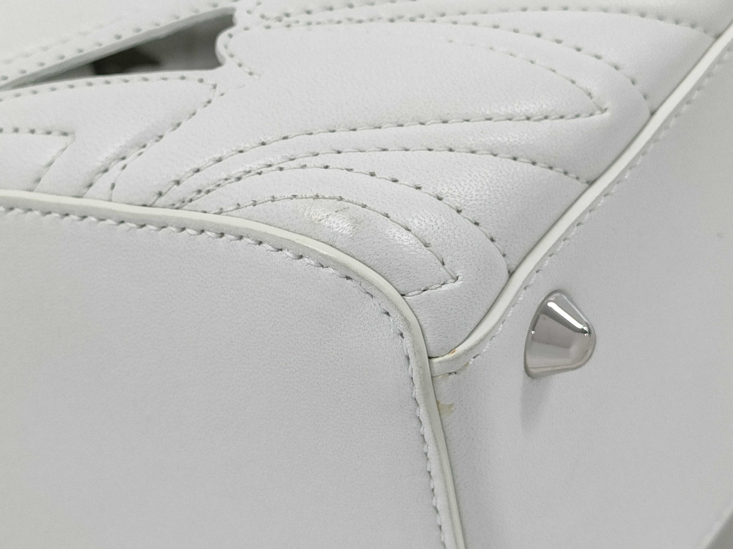 Dior Lady Dior White Handbag