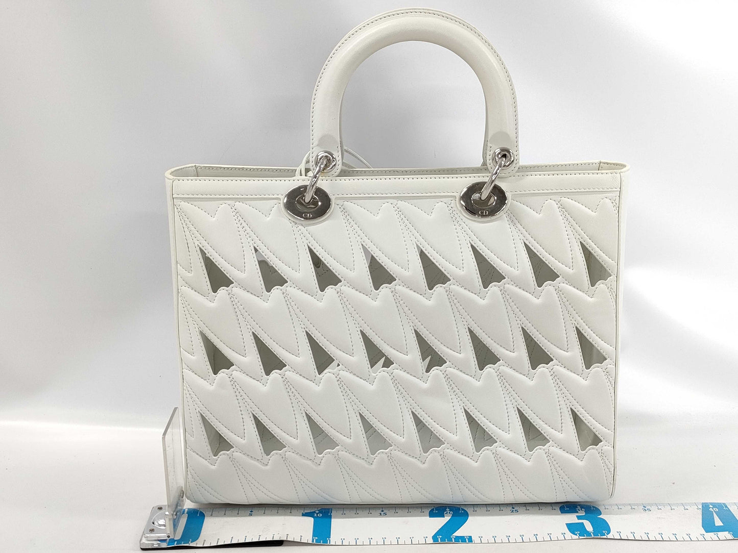 Dior Lady Dior White Handbag