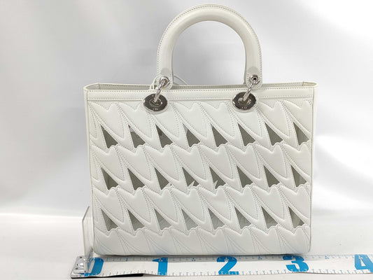 Dior Lady Dior White Handbag