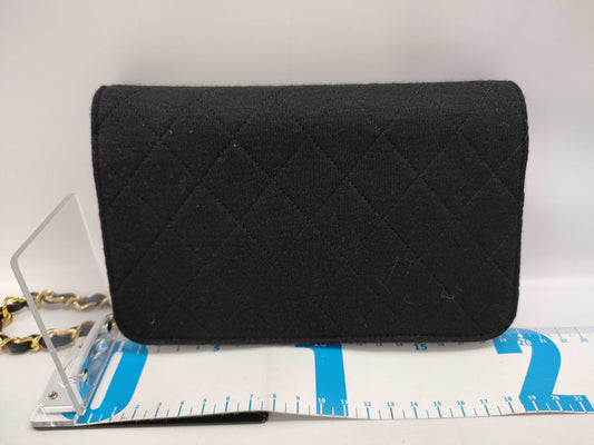 CHANEL Matelasse Chain Shoulder Bag Cotton Shoulder Bag