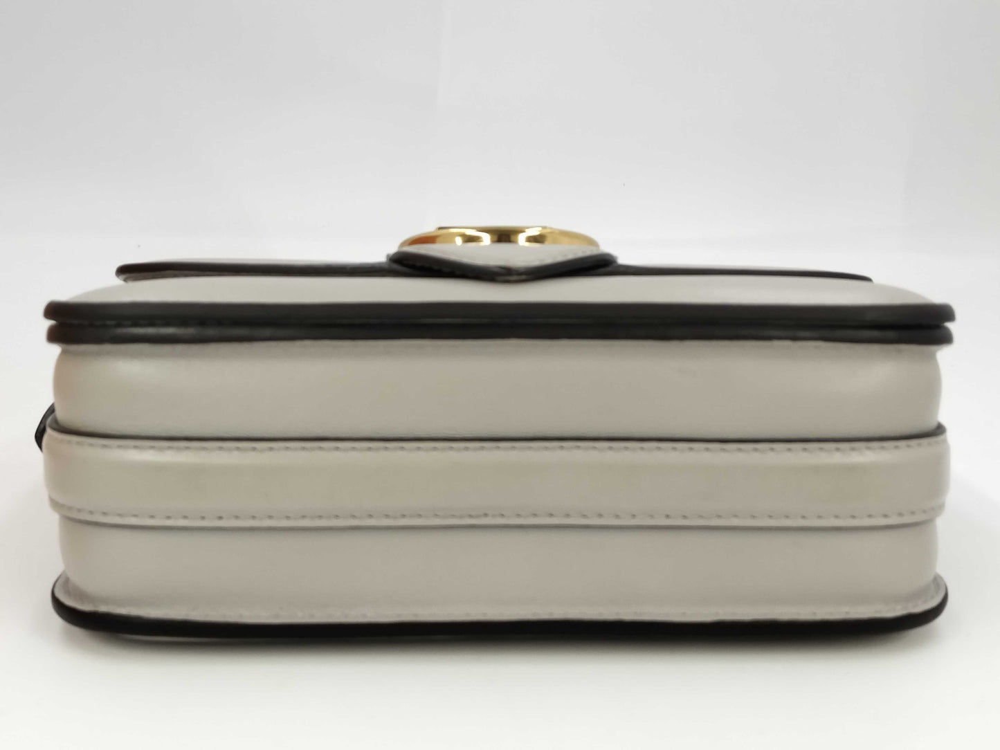 LOUIS VUITTON Pont Neuf Calfskin Grisli M57326 RFID Shoulder Bag