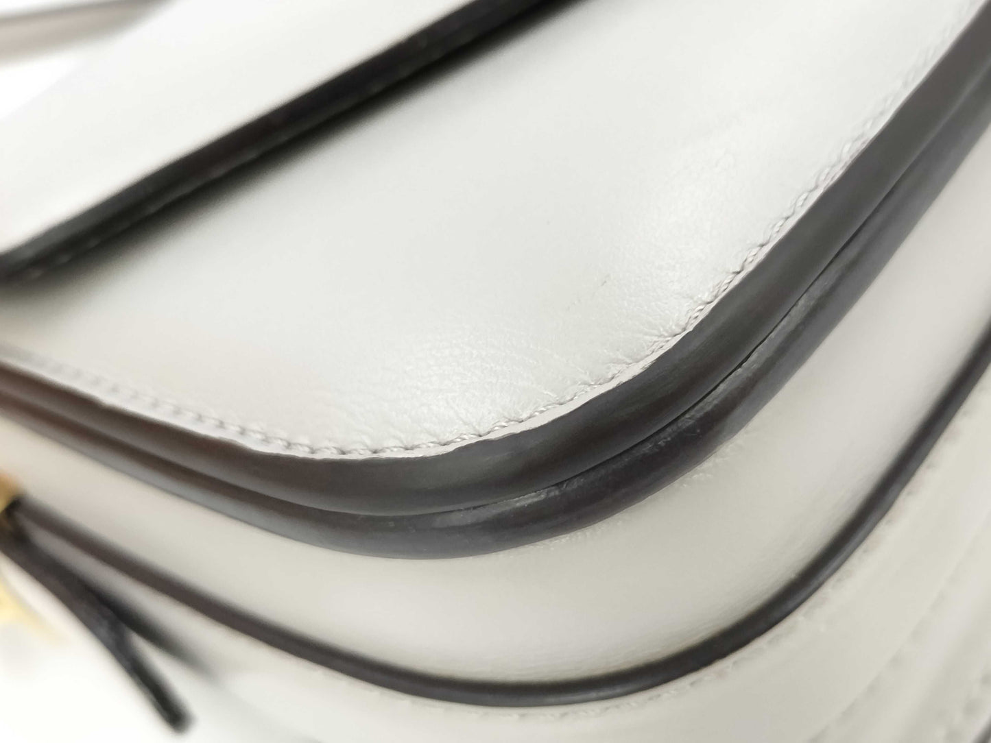LOUIS VUITTON Pont Neuf Calfskin Grisli M57326 RFID Shoulder Bag