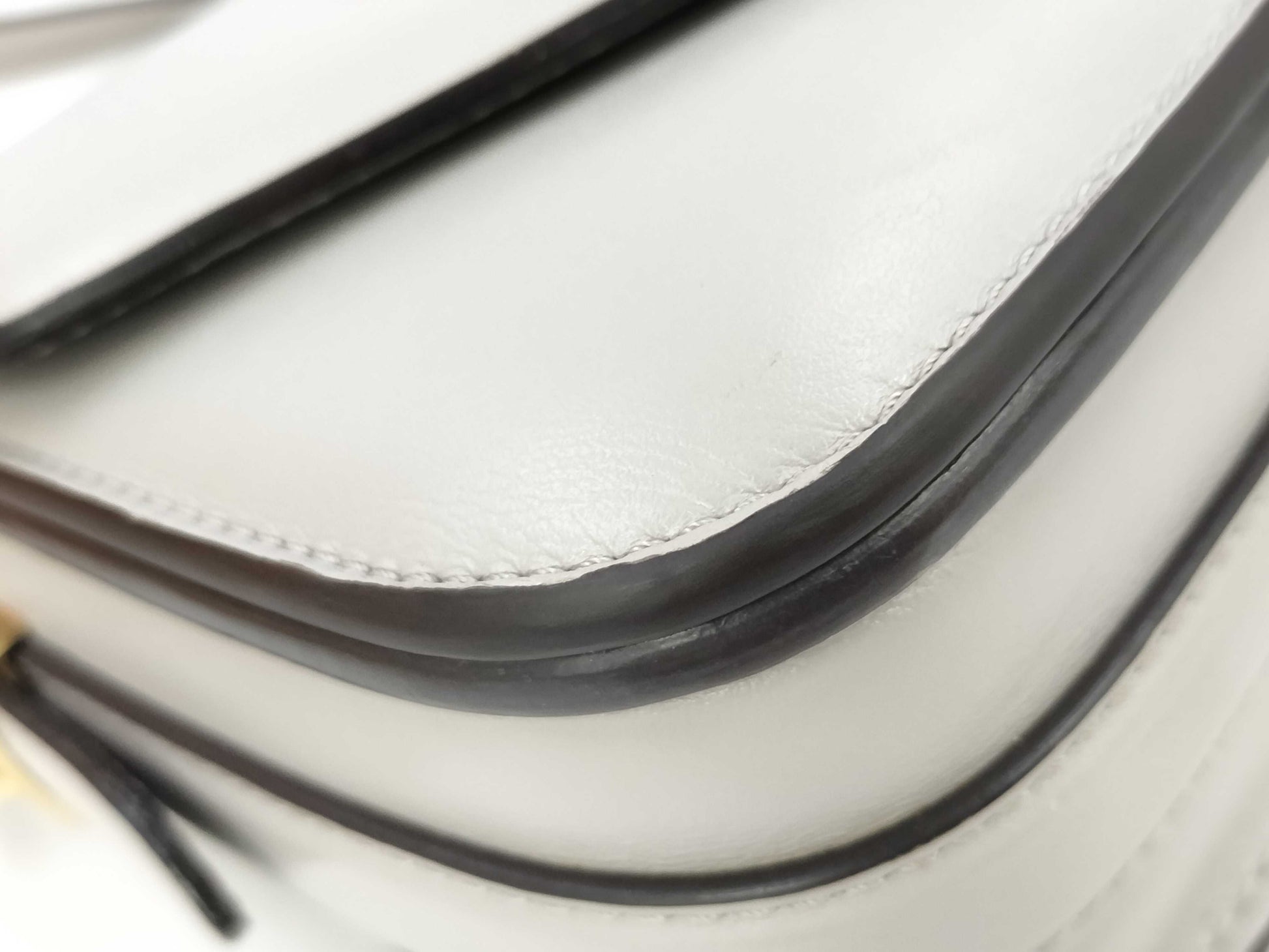 LOUIS VUITTON Pont Neuf Calfskin Grisli M57326 RFID Shoulder Bag