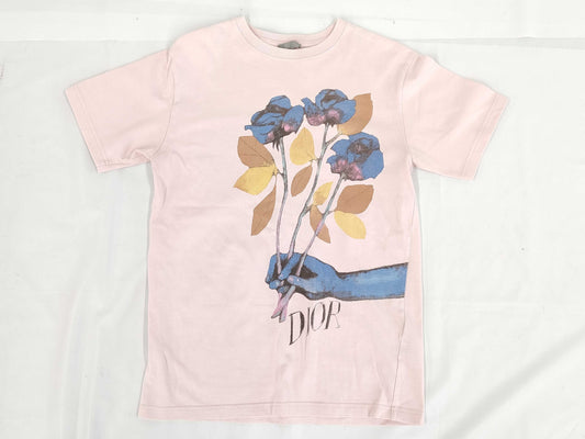 Dior Alex Foxton Collaboration Rose Compact T-Shirt Size 42 T-Shirt