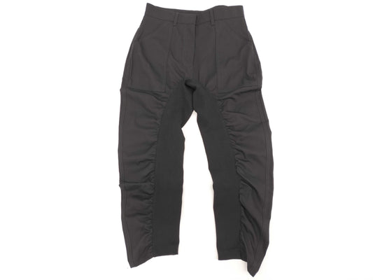 Stella McCartney Cropped Gathered Pants, Size 36