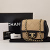 CHANEL Cambon Mini Matelasse Chain Shoulder Bag with Sticker and Card
