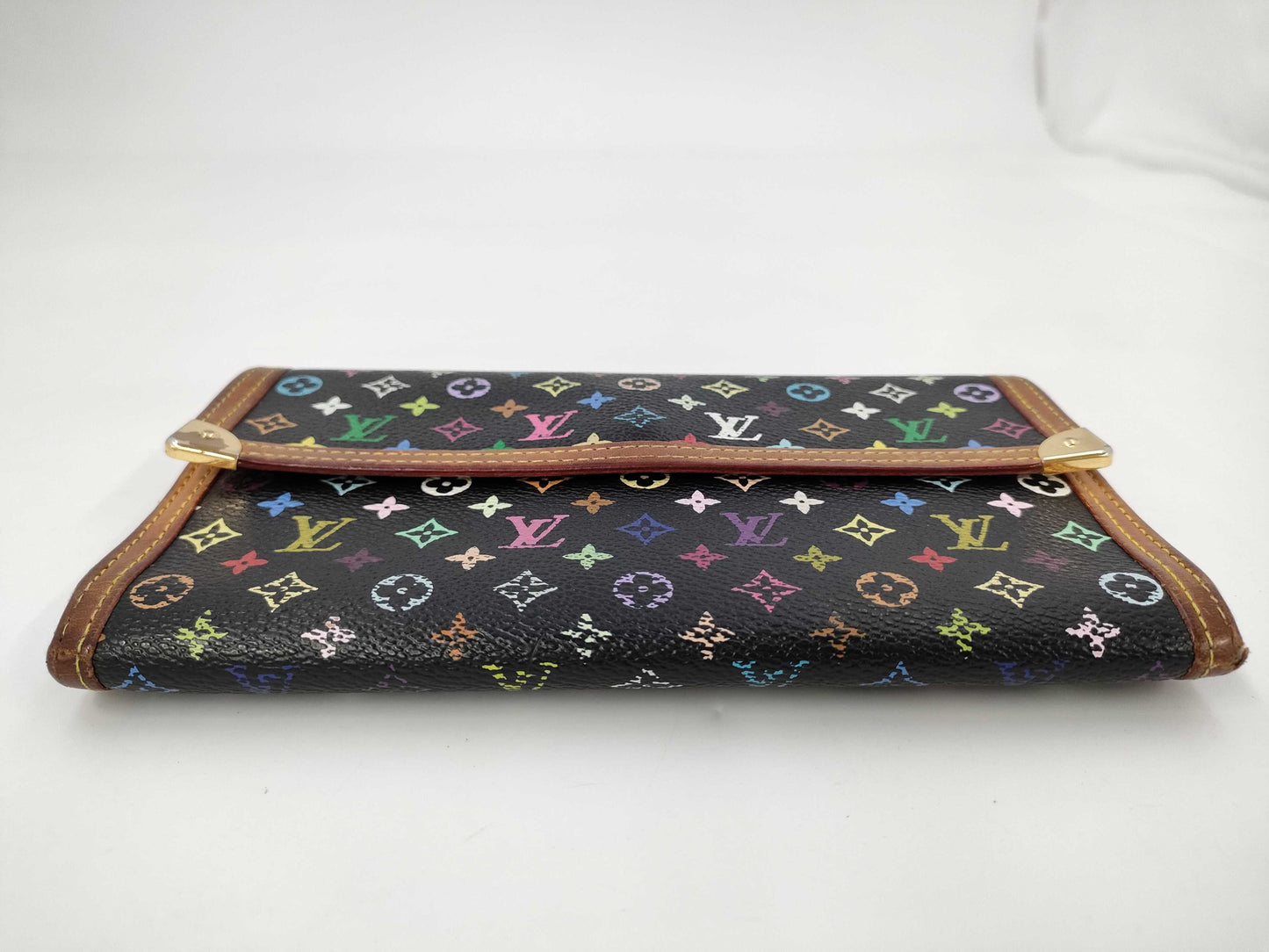 LOUIS VUITTON Vuitton Multicolor Porto Tresol International M92658 TH0046 Wallet