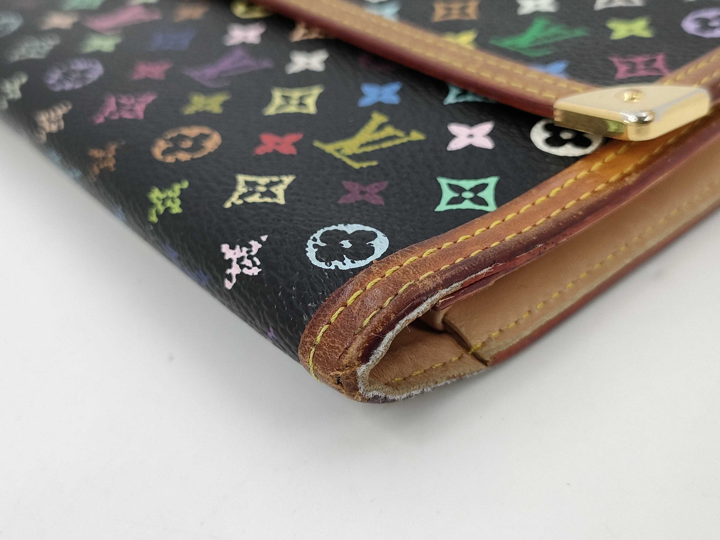 LOUIS VUITTON Vuitton Multicolor Porto Tresol International M92658 TH0046 Wallet
