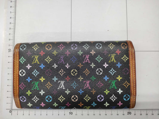 LOUIS VUITTON Vuitton Multicolor Porto Tresol International M92658 TH0046 Wallet