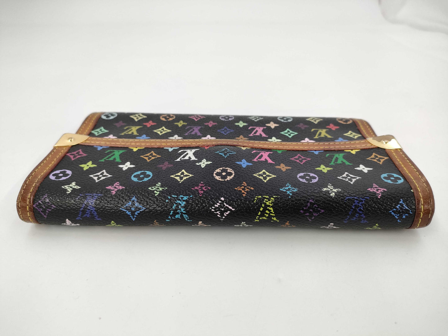 LOUIS VUITTON Vuitton Multicolor Porto Tresol International M92658 TH0046 Wallet
