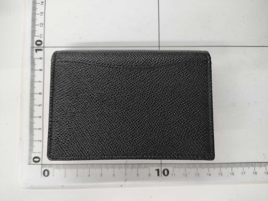 BVLGARI Bulgari Bulgari Leather Card Case Black Business Card Holder Card Case, Pass Case, Business Card Holder