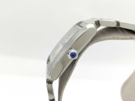 Cartier Tank Française LM W51002Q3 2302349921CD Automatic Silver Dial Unmoving Boys' Watch