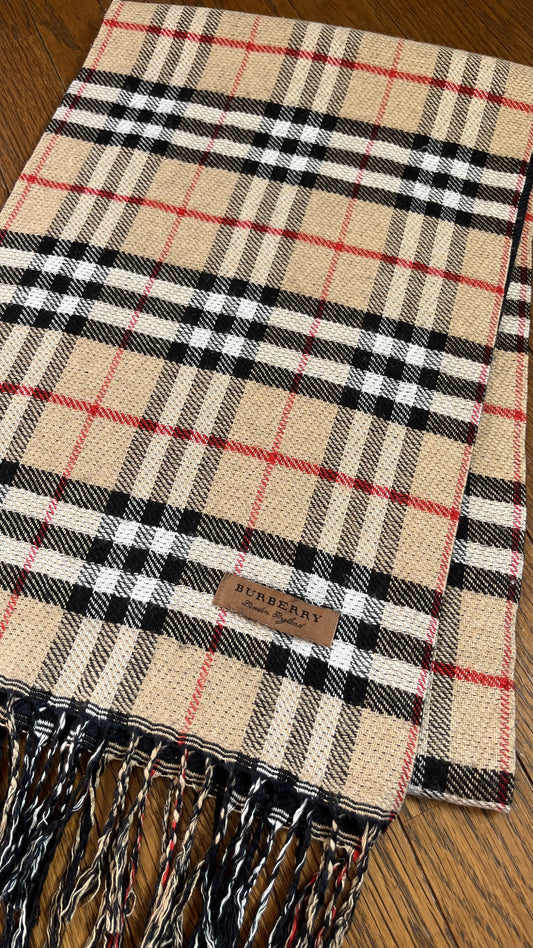 BURBERRY Rare BURBERRY Reversible Scarf