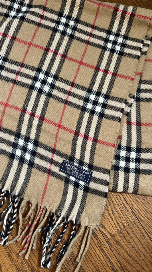 BURBERRY Nova Check Scarf Length: 156cm Width: 30cm Nova Check Scarf