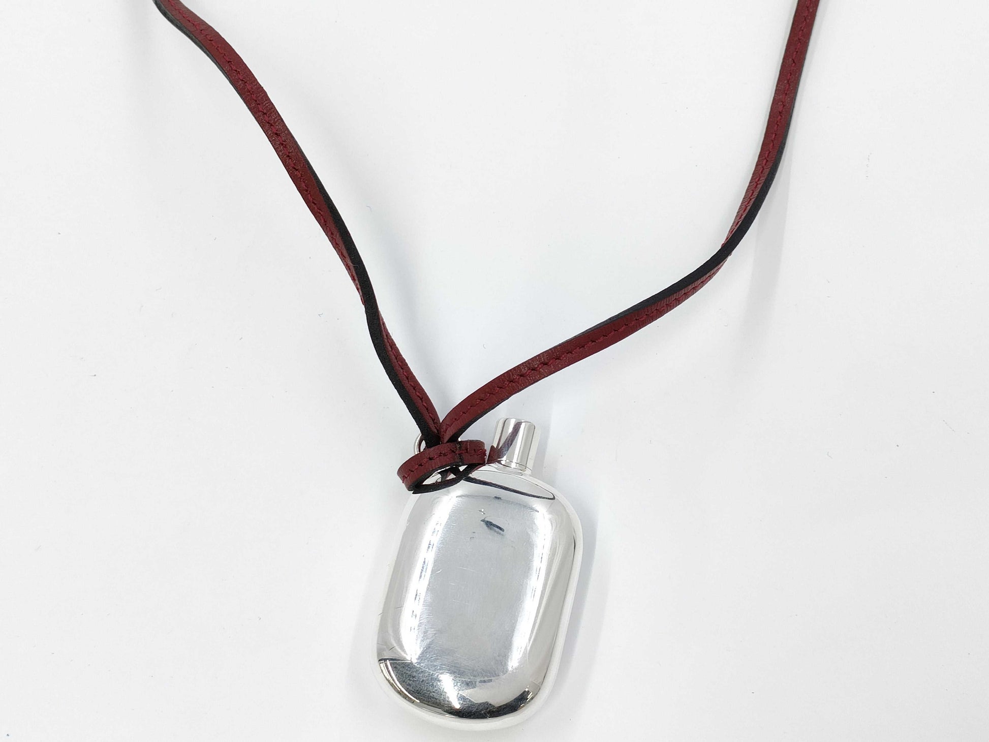 HERMES Perfume Bottle Lanier Necklace Necklace