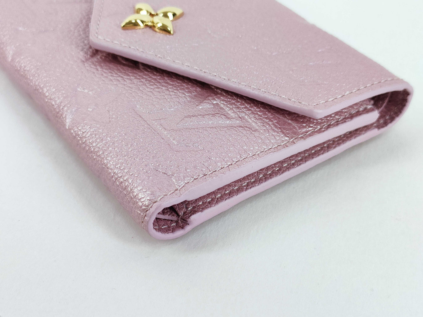 LOUIS VUITTON Monogram Empreinte, Brand New, Unused Louis Vuitton Portefeuille Victorine Metallic Empreinte Wallet, Box, Dust Bag