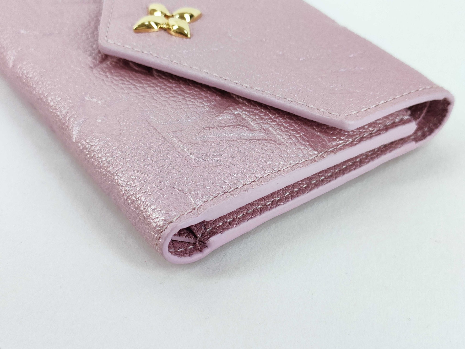 LOUIS VUITTON Monogram Empreinte, Brand New, Unused Louis Vuitton Portefeuille Victorine Metallic Empreinte Wallet, Box, Dust Bag